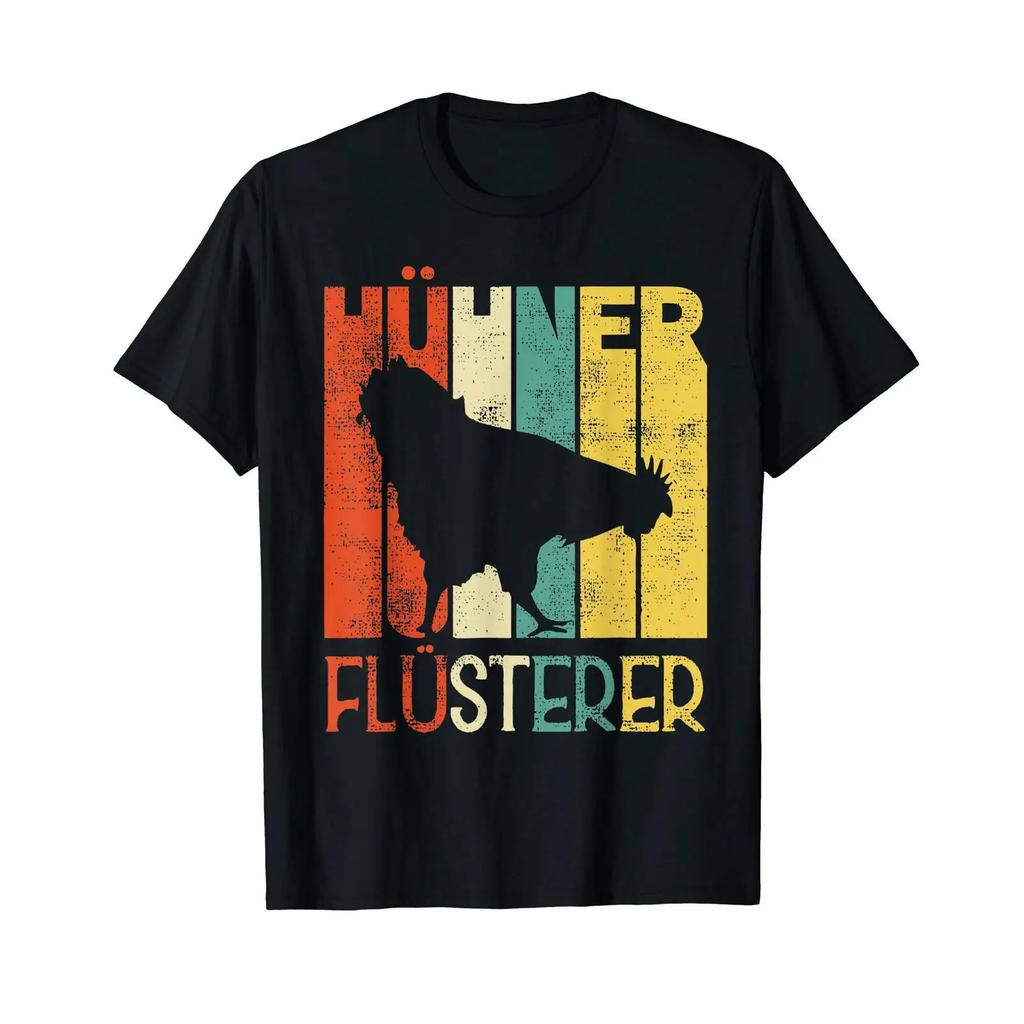 Ackerdemiker Vintage Retro HHner FlSterer Trecker Biobauer T Shirt Vintage Streetwear Comfortable Soft Unisex