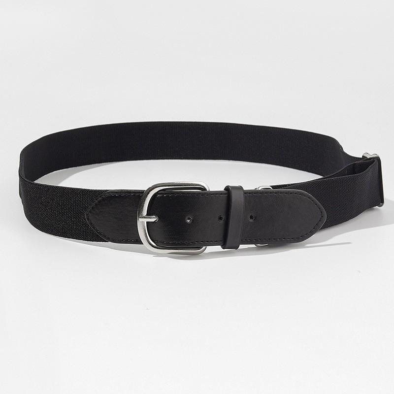 Outdoor Sports Adult Baseball Belt, Student Elastic Elastic Belt, Simple and Versatile Colorful Belt
