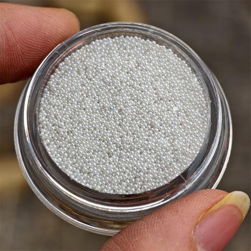 Korean Iridescent Mini Steel Beads Nail Decorations