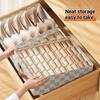 7/16/24 Grid Underwear Storage Box Cotton Linen Clothing Bra Cabinet Drawer Sock Storage Box Wardrobe Clothes Divider