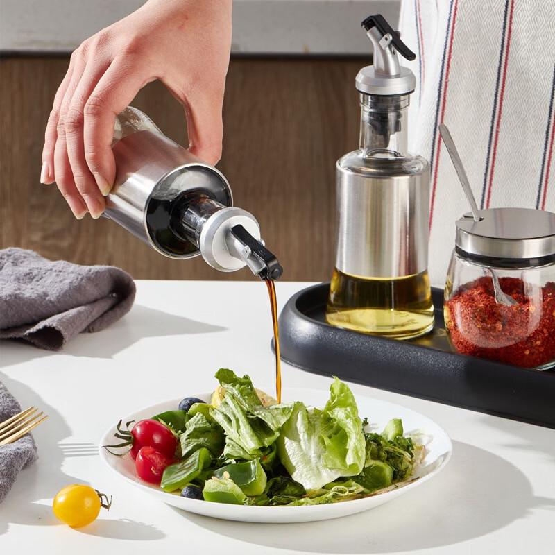 Kangfutao Commercial Glass Condiment Set