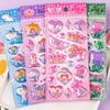 1 Sheet 3D Three-Dimensional Water Injection Stickers Children'S Cartoon Reward Stickers Beads Shake Oil Stickers