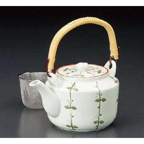 

Futaba Square No. 6 Teapot with U-shaped Mesh [1,000cc] (Arita Ware) Japanese Tableware for Restaurants, Inns, and Commercial Use