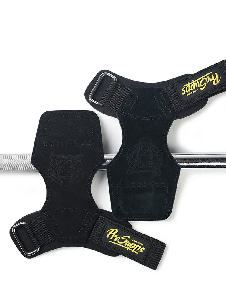 Cowhide Gym Gloves Anti Skid Weight Lifting Pads Deadlift Workout Fitness Palm Protection Training Guards