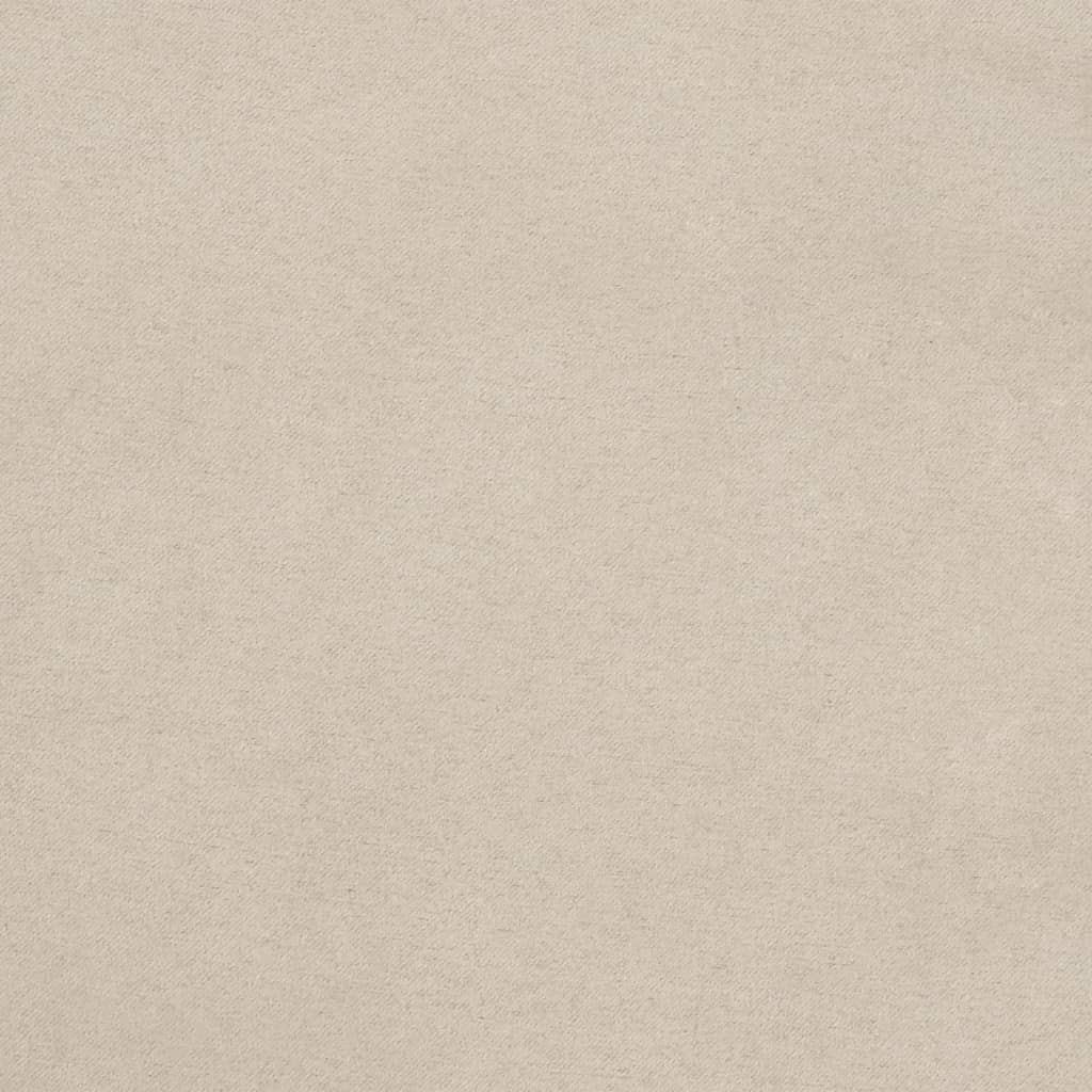 Cream Colored Bench 100 X 35 X 41 Cm Microfiber Fabric
