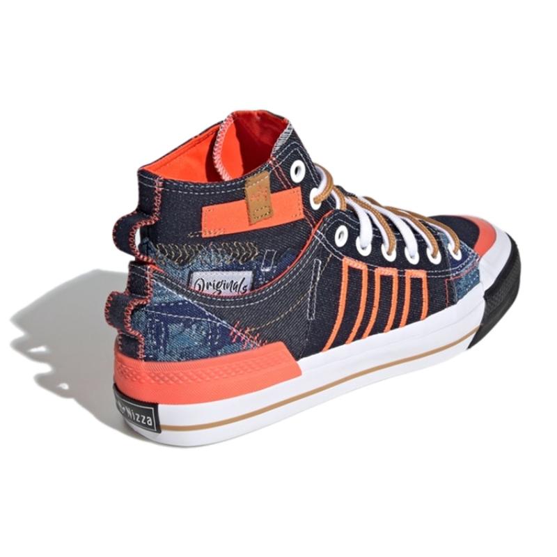 Adidas Nizza Hi Dl 'Denim Patchwork' Sneakers FZ5238