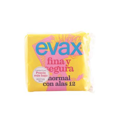 Evax Fina & Segura Normaal Met Flapjes Maandverband 12 Stuks