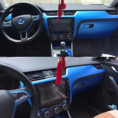 Skoda Octavia (15-19) Kohlefaser Innenraum Mittelkonsole Aufkleber