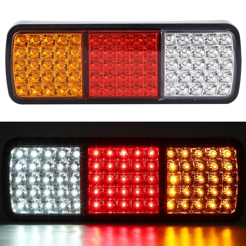 12V 75LED Tail Light Indicator Brake Stop Rear Reverse Lamp for Trailer Truck