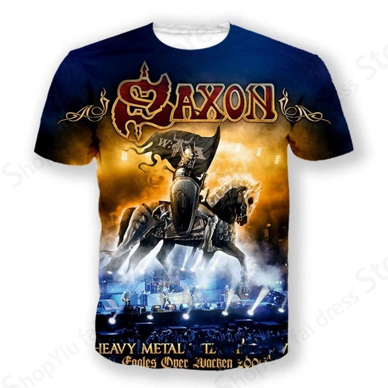 MANOWAR Rock Hip-hop Band 3D Print Sports Quick-dry Breathable Men T-shirt Street Casual Fashion Short-sleeve Clothing Summer