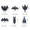 4/6PCs Black Bat Spider Magnetic Refrigerator Sticker Party Decoration Horror Spider Halloween Decorations for Home