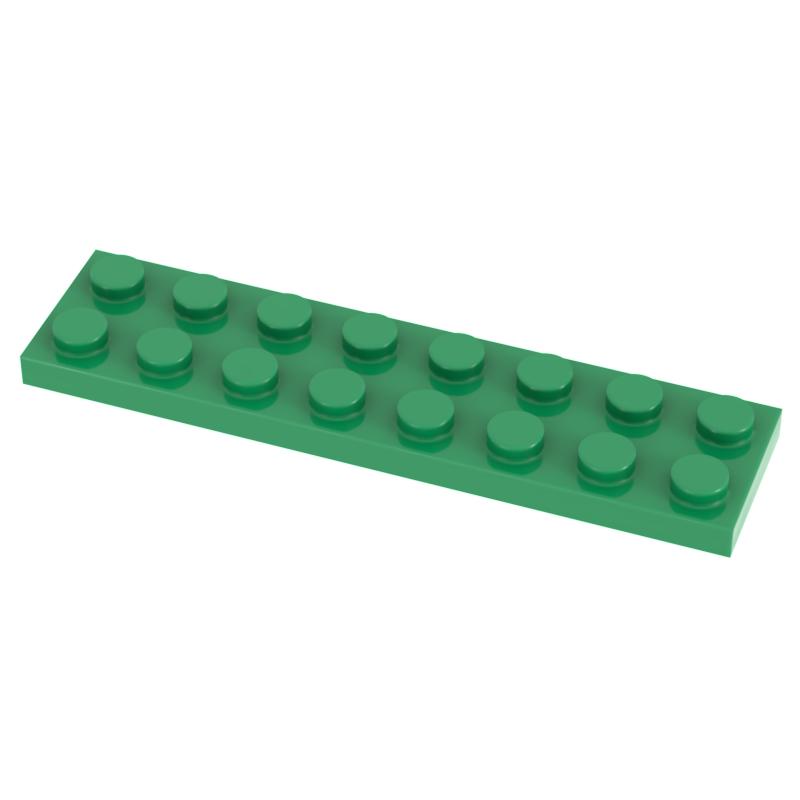

Funbrick 20pcs 2x8 Plate 3034 Compatible with Famous Building Blocks Classic Toys MOC DIY Bricks 20PCS зелёный