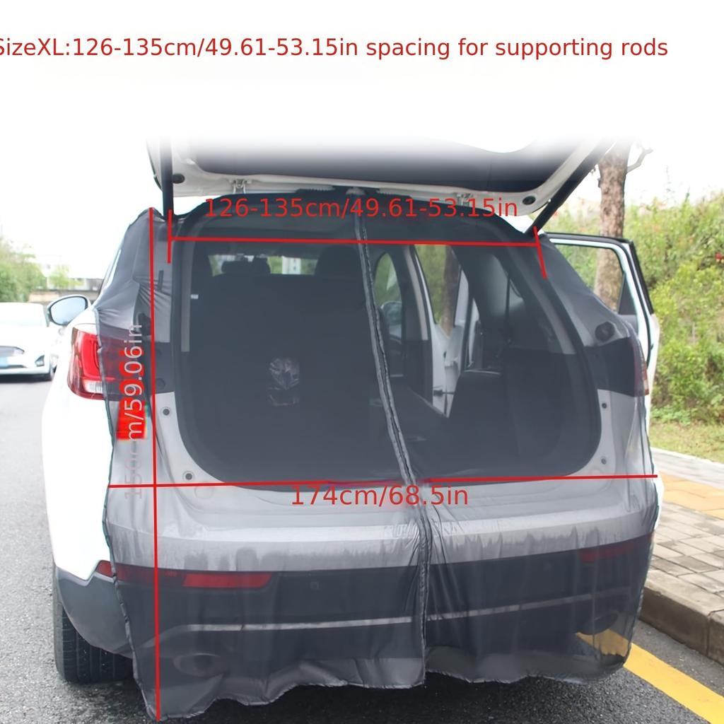 Universal Car Mosquito Net For SUV MPV Tailgate Anti Insect Curtain Summer Fly Screen Mesh Window Nets Vehicle Accessories