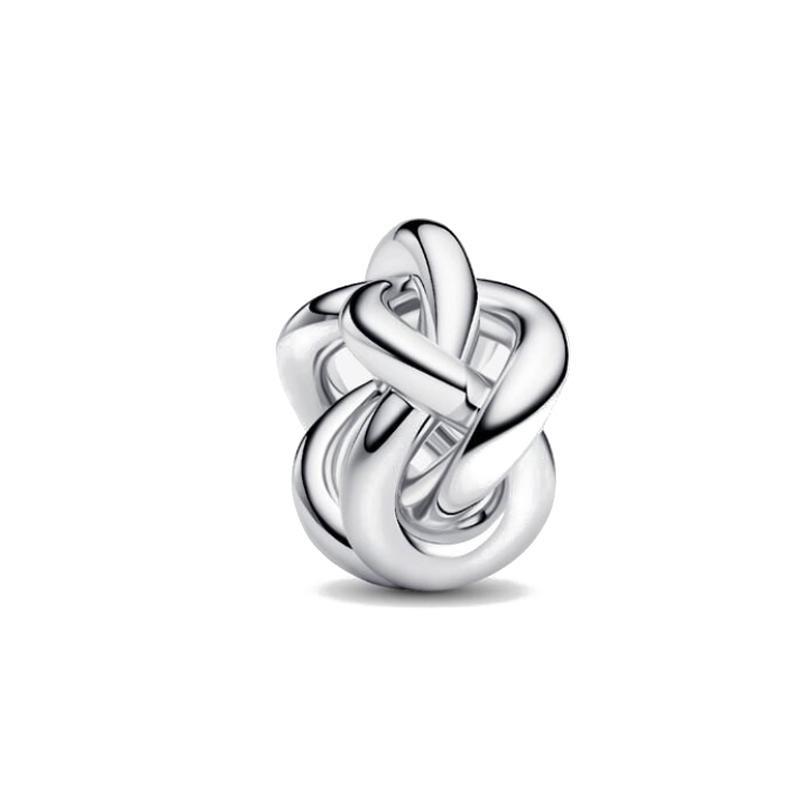 New Hollowed Out Heart-Shaped Charm Bead Fits Perfectly With Original Decorative Bracelet Women'S Jewelry Amulet Copper