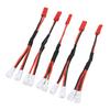 5pcs JST to PH 2.0 Connector RC Motor ESC Power Motor Conversion Plug 22AWG Extension Connecting Wir