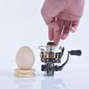 Ice Fishing Reel Mini Spinning Reels Small Zinc Alloy All Metal Spool Delicate Front Drag 4.3:1 Coil for Boat Rock Ice Fishing Lure Ultralight Wheel