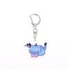 5Pcs Cartoon Huntrix Saja Boys Derpy Tiger Acrylic Keychains Ring Double-Sided Key Chain Jewelry Demon Hunters Love Gifts