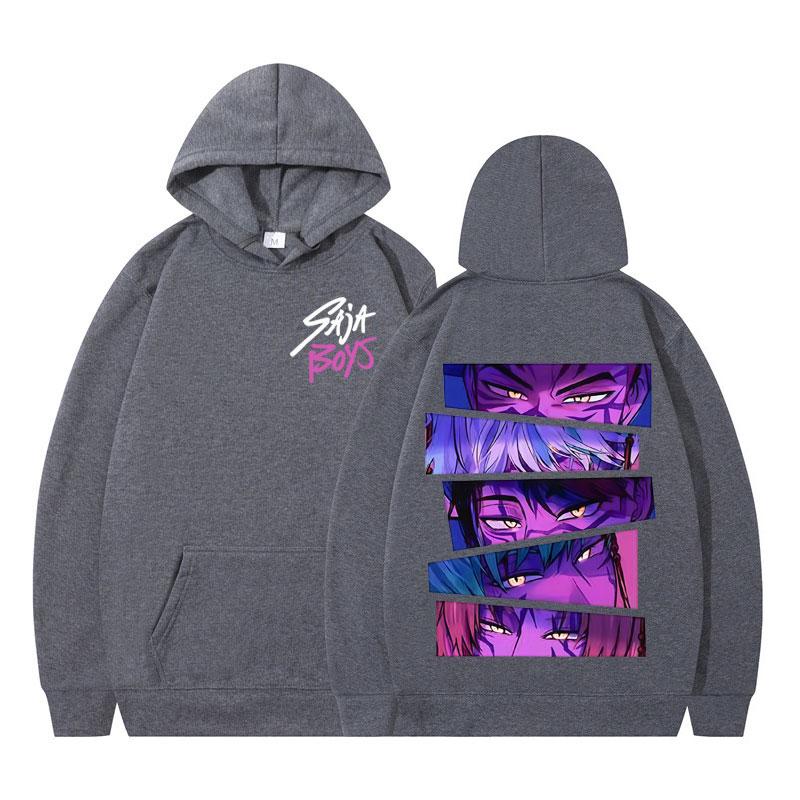 Kpop Lovci démonů Saja Boys Filmová mikina Pánská Dámská Módní oblečení Pulovr Dlouhý rukáv Volná Ležérní Harajuku Mikina Módní
