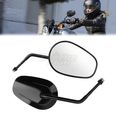 Oglinzi retrovizoare pentru motocicleta Harley Touring Road King Road Glide Sportster 883 1200 Dyna Heritage Softail FXDB negru 8MM