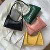 Vintage Solid Color Handbag Tote Bag For Women Pu Leather Shoulder Underarm Bag Casual Women Handbags Fashion Women'S Handbags