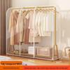 Popular Double-Rod Floor-Standing Garment Dustproof Cover Hanger