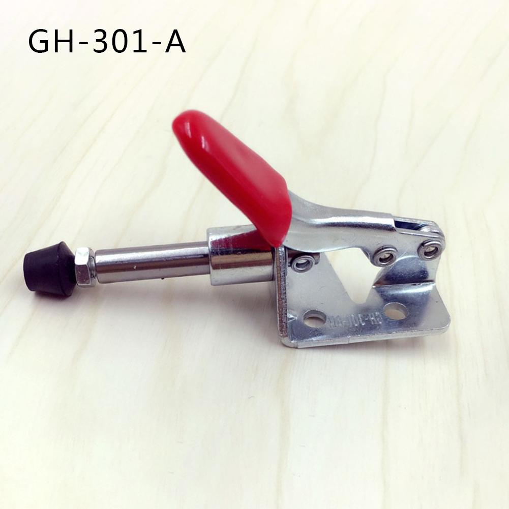 Abrazadera de palanca horizontal rápida de metal Tipo empuje-tirón Herramientas de liberación Fuerza de sujeción estable GH-301-A GH-301-AM