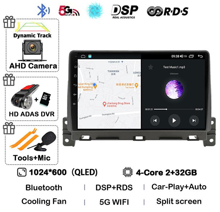 Android 14 Carplay Auto Car Radio For Great Wall Wingle 7 2018 2019 2020 Stereo Video GPS Navigation WIFI Multimedia Player DSP