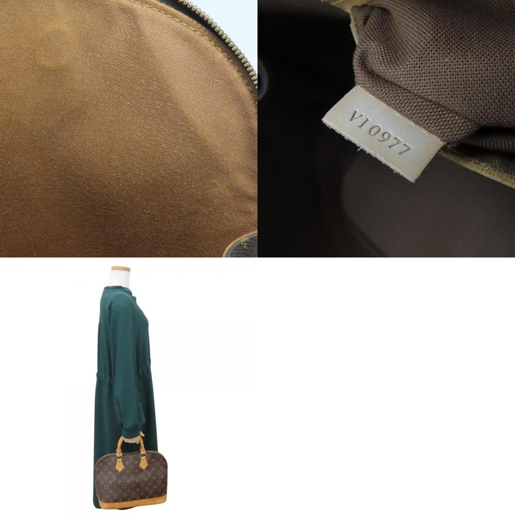 Used LOUIS VUITTON Handbag Alma M51130 Monogram/Nume leather Brown Classic