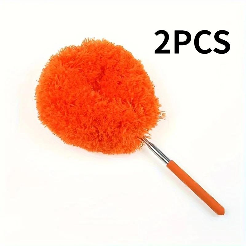 360 Electrostatic Dust Duster Telescopic Flexible Stainless Steel Household Feather Duster Cleaning Tool Microfiber Dust Brush