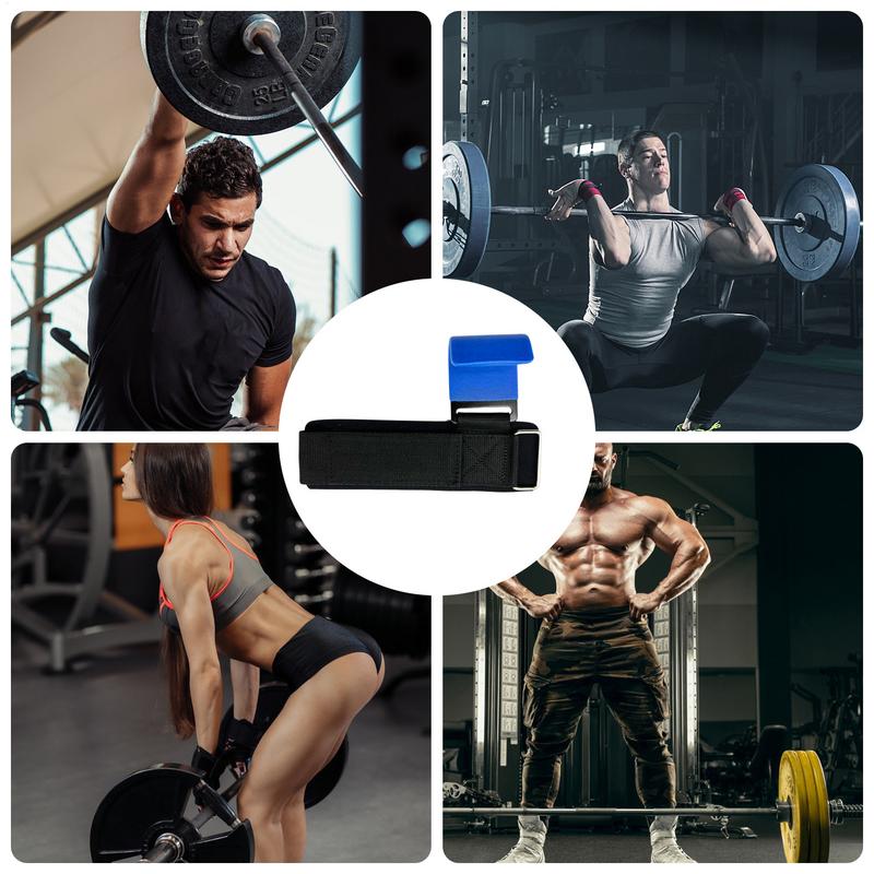Weight Lifting Hook Grips With Wrist Wraps Hand-Bar Wrist Strap Gym Fitness Hook Weight Strap Pull-Ups Power Lifting Gloves