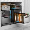 Adjustable Kitchen Sink Storage Rack with Pull-out Shelves