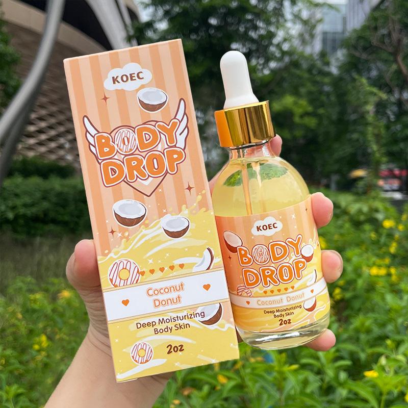 

KOEC Кокосовое масло для тела - Увлажняющее и питательное массажное масло для кожи