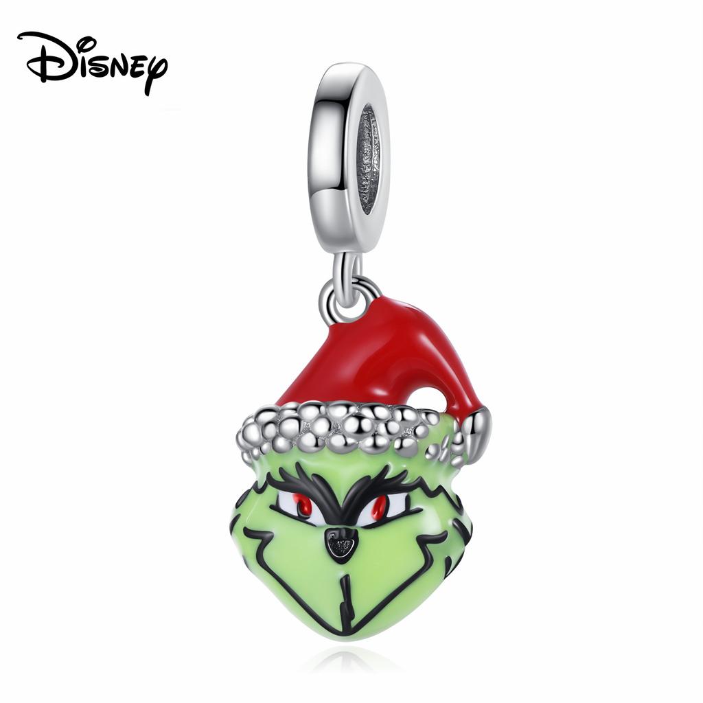 Disney 925 Stříbrné přívěsky Korálky Medvídek Minnie Jahoda Pasuje na 3mm Originální Náramek Náhrdelník Dámské DIY Jemné Šperky Dárky