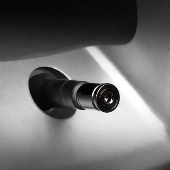 4Pcs Locking Car Tire Valve Stems Caps Anti-Theft Auto Wheel Valve Stem Covers with Rubber Seal Universal Tyre Air Stems Covers