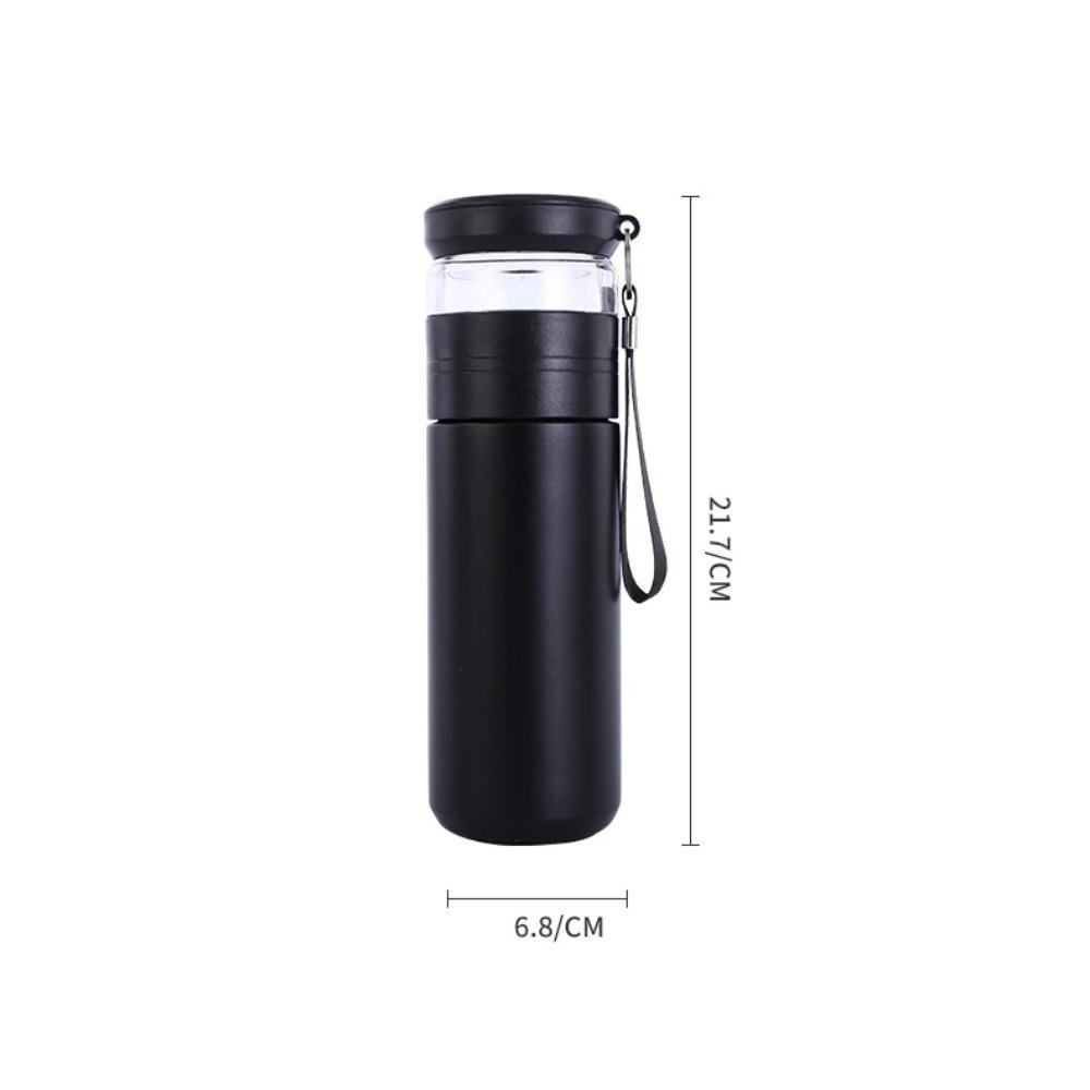 500ML Capacity Insulated Cup Leak-Proof Tea Brewing Cup Portable Tea Infuser Bottle