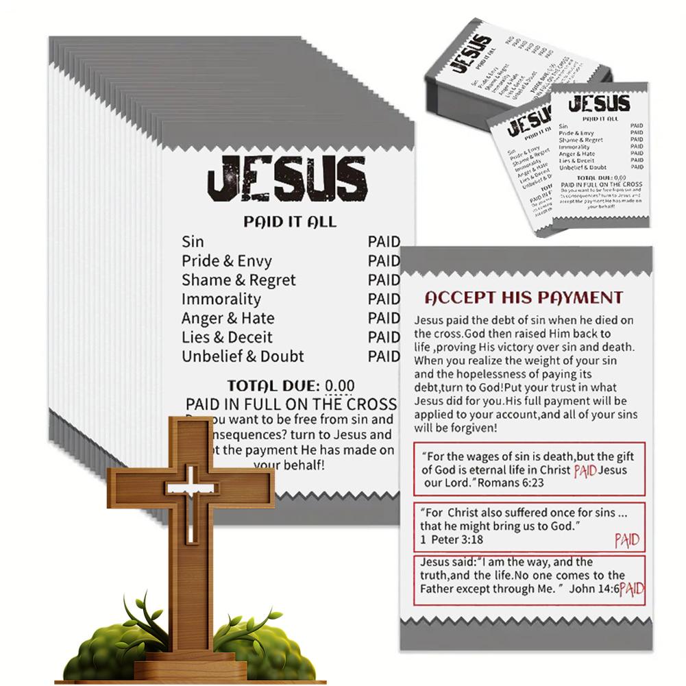 Pocket Little Jesus Bible Christian Tracts Non-Fade Bible Christian Flyer Small Prayer Postcard for Men Women Teens Prayer Gifts