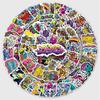 50 Street Graffiti Art Stickers: Cool Waterproof DIY for Phone, Skateboard, or Luggage