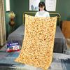 Simulation Instant Noodles Plush Pillow With Blanket Creative 3D Food Kawaii Blanket Japan Ramen Noodles Blanket Pillow Gifts