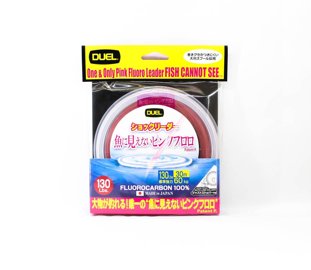 Yo Zuri Duel Pink Fish Cannot See Fluorocarbon 30m 130lb H4442-SP (9962)
