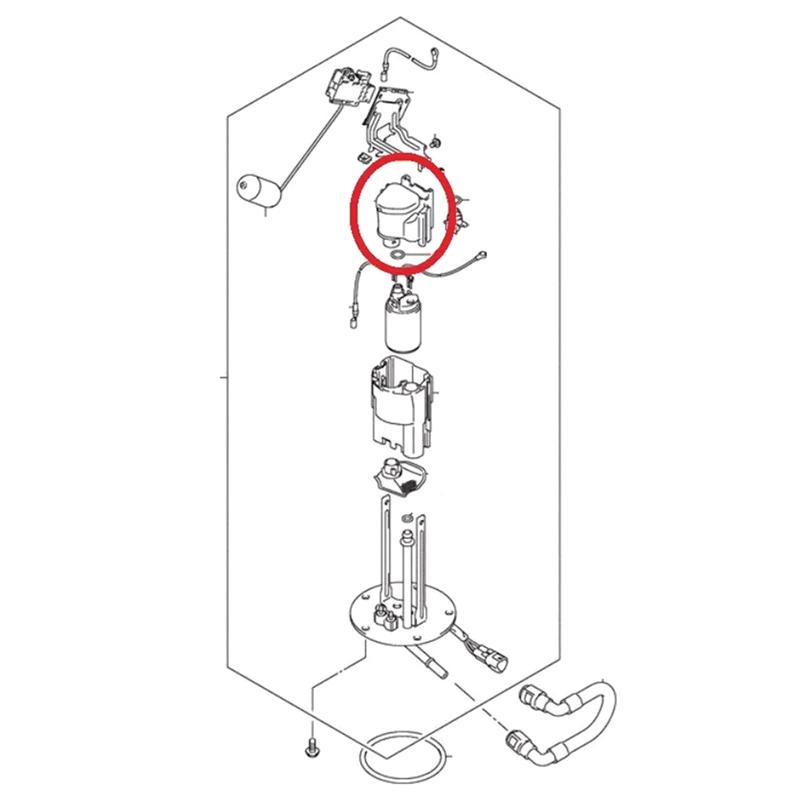 Precise Motorcycle Fuel Pressure Regulator 15610-27G00 1561027G00 For Suzuki V Strom DL650 GSXR 1000 750 600 2006-2011