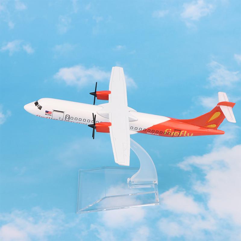 1Pc 16Cm Fk50 Atr Plane Airplane Model Aircraft Model Diecast Metal 1/400 Scale Planes Alloy Airplane Model Collection Gift Toy
