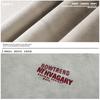 American retro simple loose washing short-sleeved T-shirt men's summer new trendy high street casual couple top