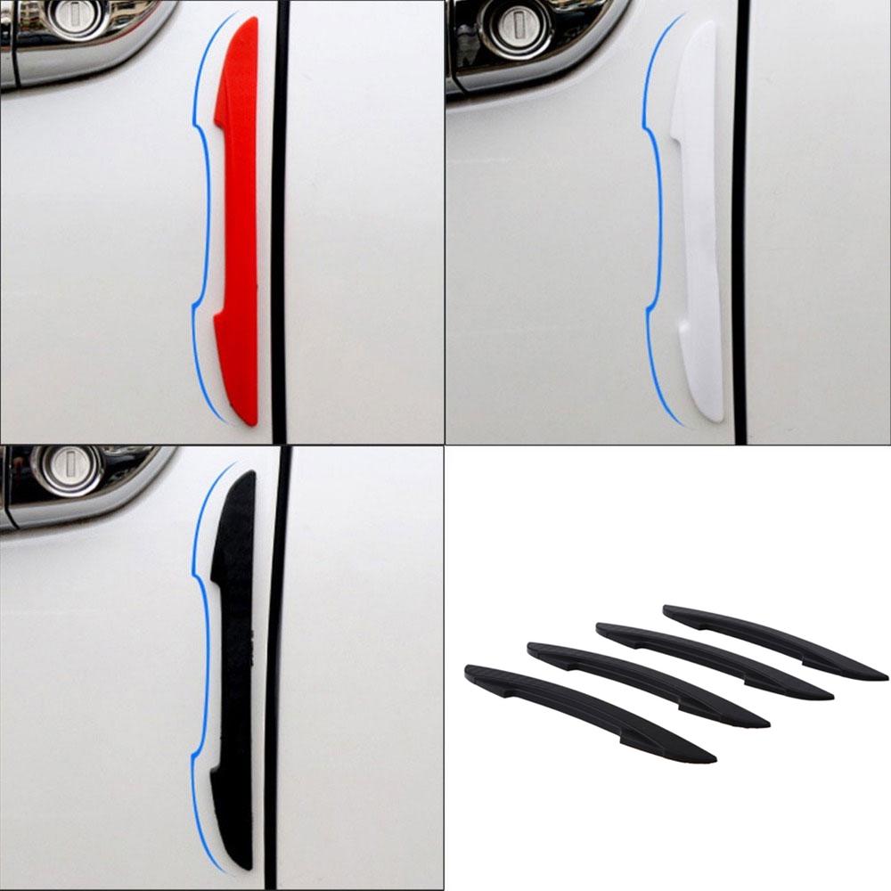 

4шт / комплект автомобильных дверей край ограждения против столкновения наклейки край бар столкновений противоударный анти-царапин автомобильный протектор