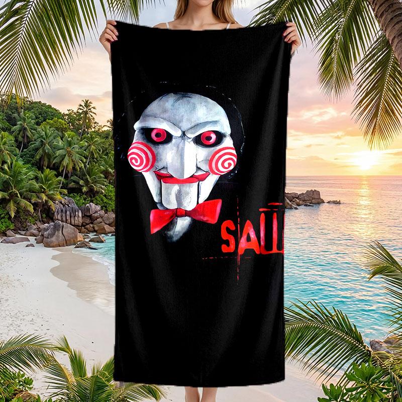 Large Beach Towel Quick Dry Absorbent Towel For Beach IndoorSaw Billy the Puppet