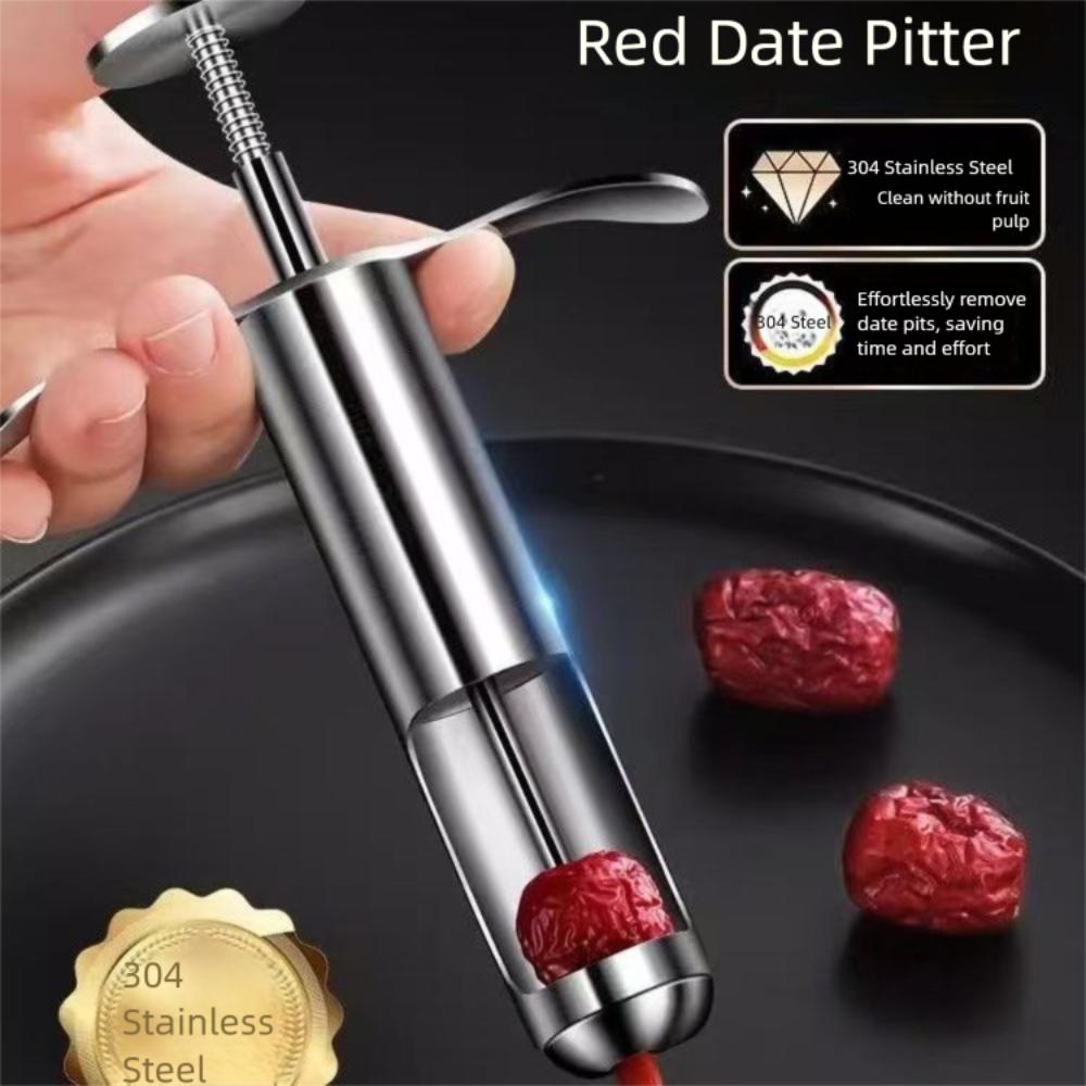 Steel Material Jujube Corer Red Dates Handheld Design Fruit Core Remover Multi-Function Deseed Function Jujube Pitter