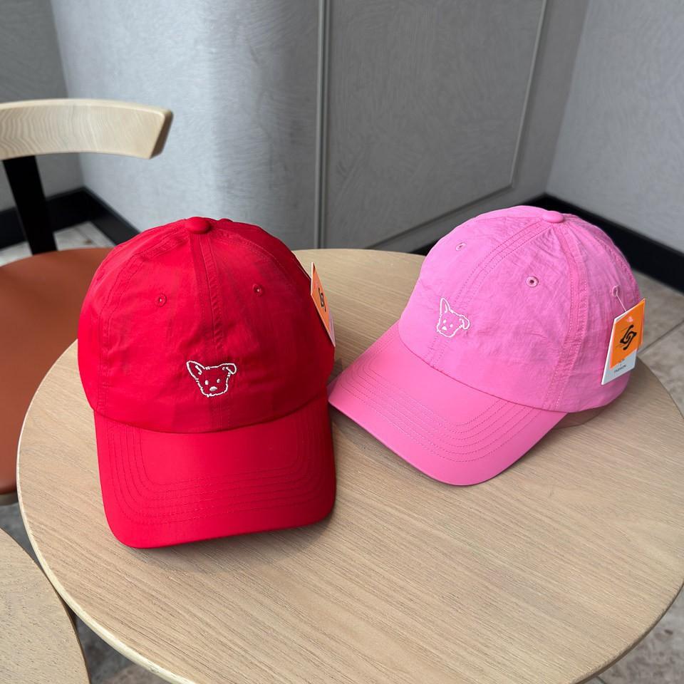 Embroidery puppy blue quick-drying baseball cap men and women spring and summer running sun protection students spring outing team building cap