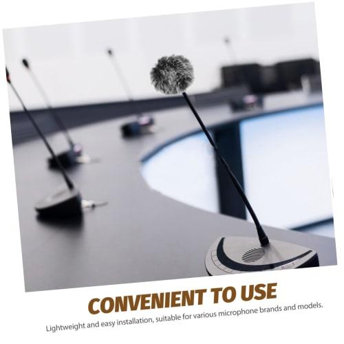 Sosoport 2-Piece Microphone Windscreen, Furry Windscreen