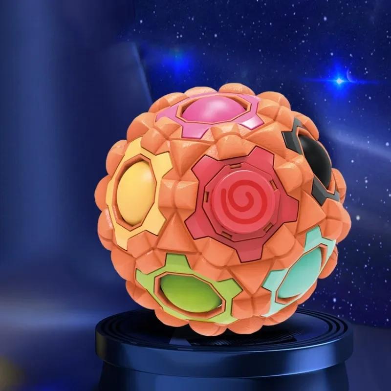 

Plastic Luminous Gyroscope Toy For Kids Body Massage Stress Relief Brain Coordination Training Children Enlightenment Plaything