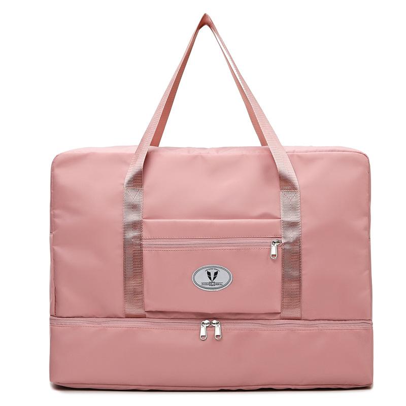 

Multi-functional storage bag for independent shoe compartment travel bag average size