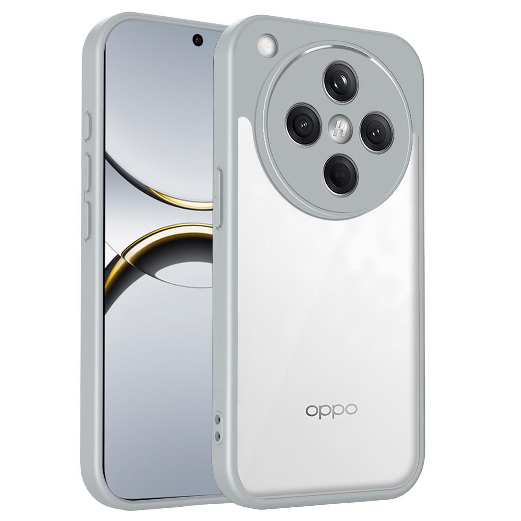 Oppo Find X8 CPH2651 Case Air Cushion Shockproof Silicon Bumper Clear Matte Back Cover Hard Case for Oppo Find X8 FindX8 CPH2651